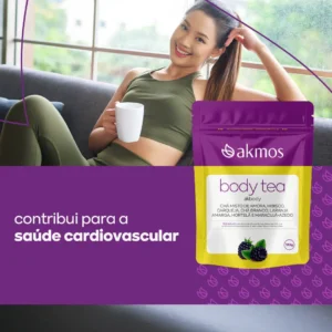 Body Tea Akmos 120g | Chá Detox Termogênico Natural